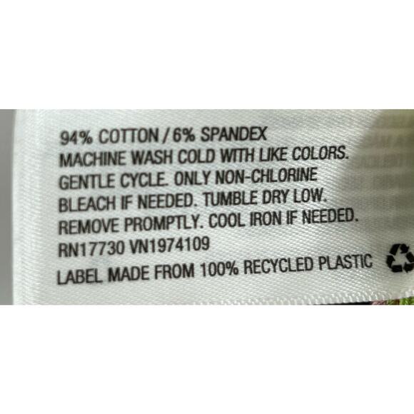 Wild Fable Tank Dress 1/4 Zipper Green Striped Bodycon Pullover Stretch sz Large - Picture 7 of 8